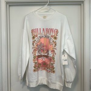 Billabong Women’s Ride The Wave Crewneck Sweatshirt